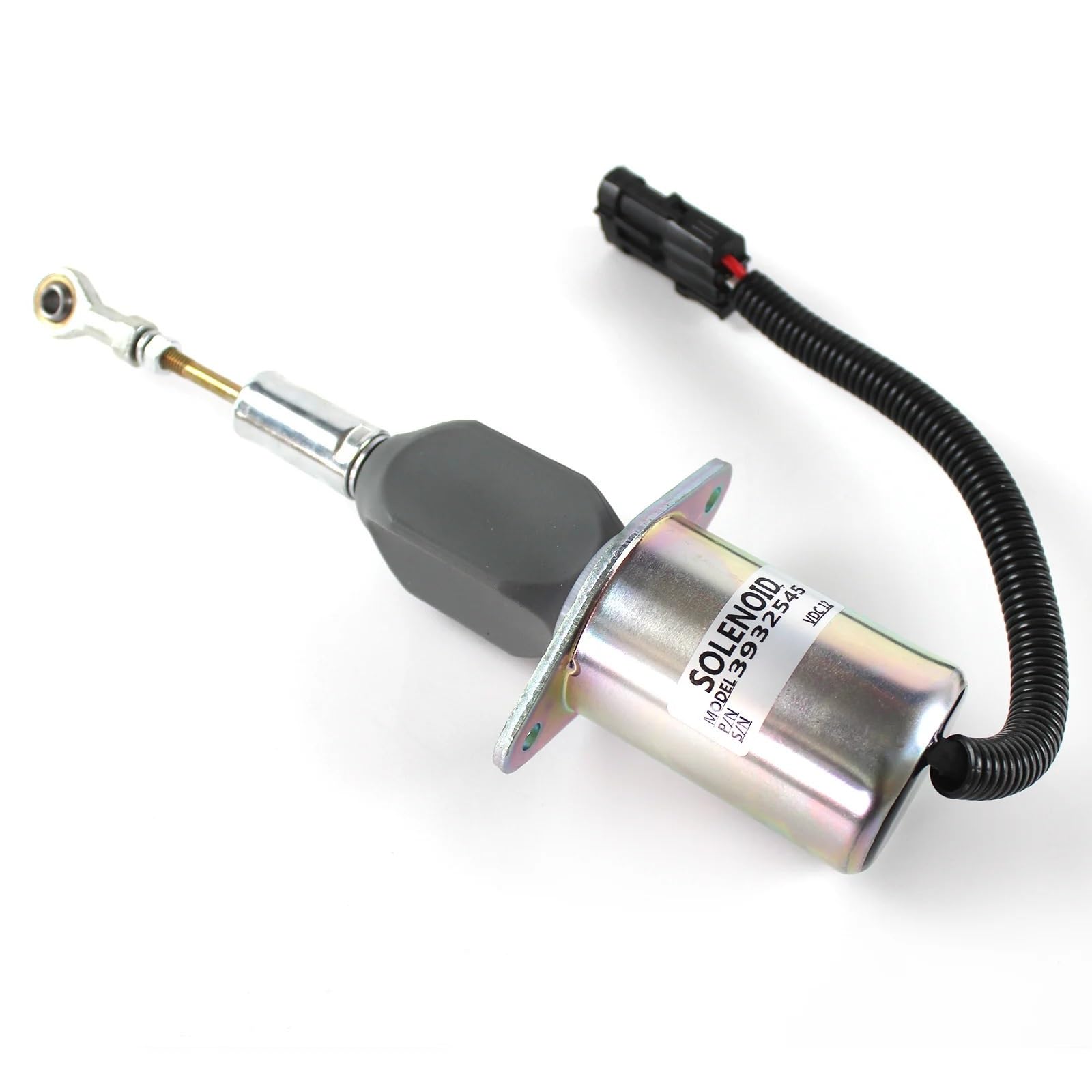 Solenoide de corte de combustible Solenoide de parada de combustible 3932545 SA-4639-12 para excavadora Cummins 6CT y 6CTA.