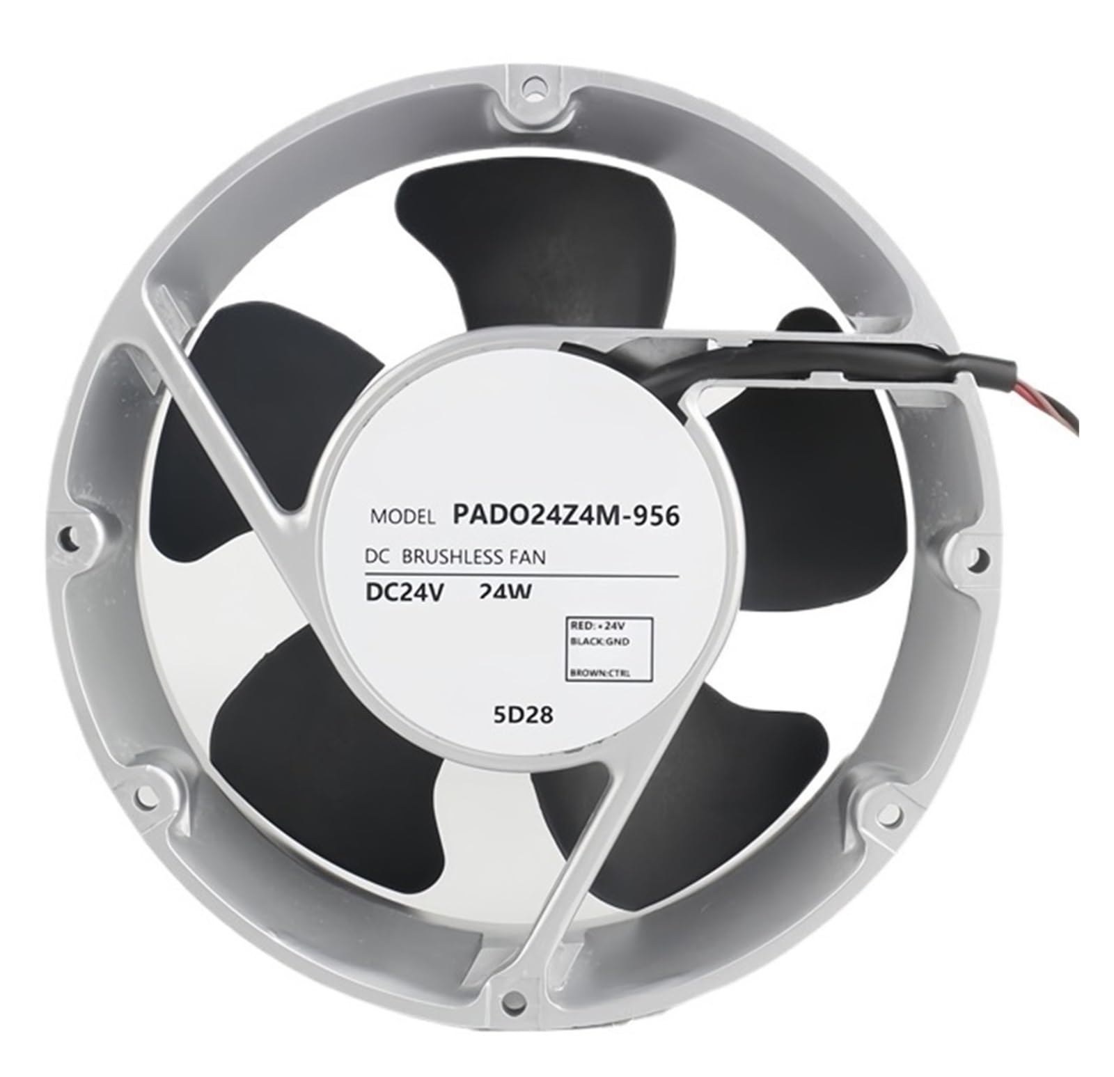 LZIKKGKI PADC24Z4M-956 17CM 17050 24V 24W Double Ball Bearing Fan