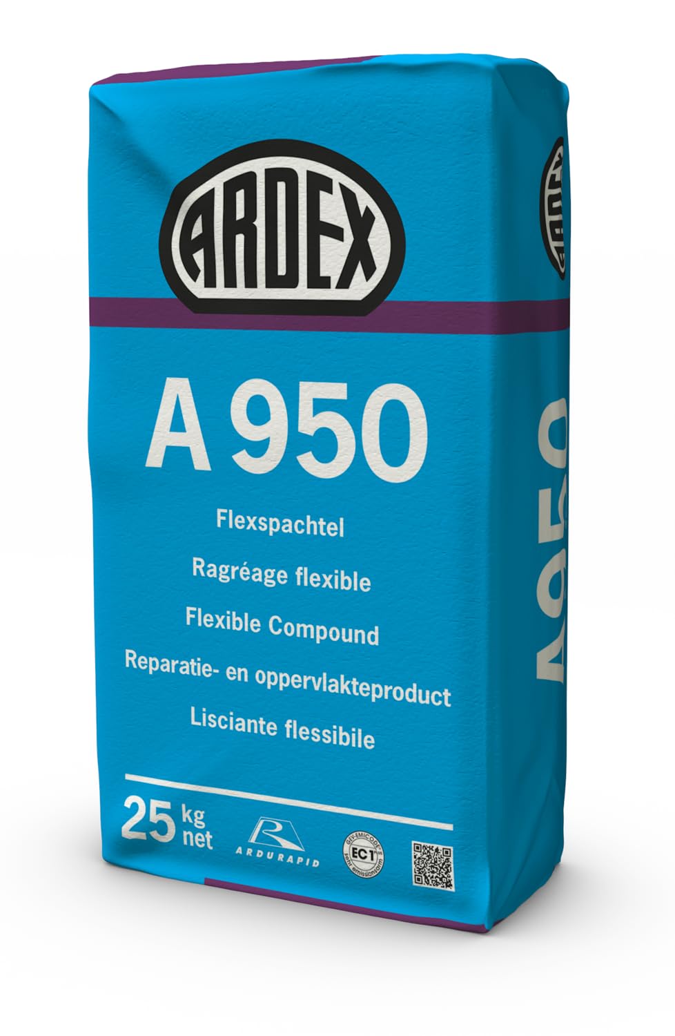 ARDEX A950 - Espátula flexible, gris, 25 kg