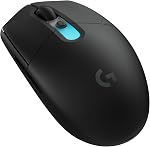 Logitech G305 Lightspeed Wireless Gaming Mouse, Hero Sensor, 12,000 DPI, Lightweight, 6 Programmable Buttons, 250h Battery, On-Board Memory, Compatible with PC, Mac - Black | Hero Sensor 12, Lightspeed 1ms Wireless, Up to 250h on 1xaa, 6 Programmable