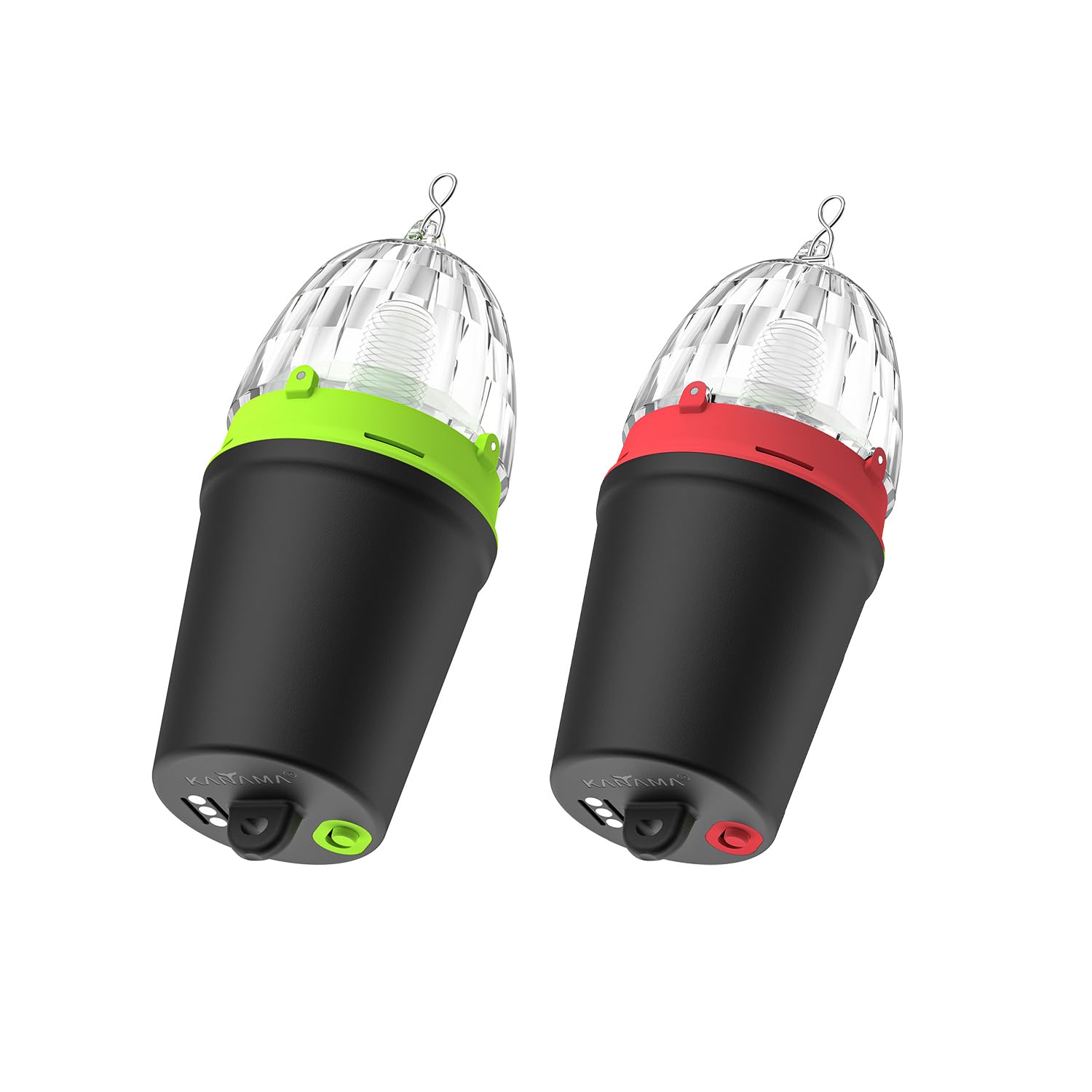 KANAMA Luz de Pesca Inteligente – Ondas Sonoras Submarinas para Atraer Peces, Encendido/Apagado Auto con Sensor, Impermeable 300 M, Carga Magnética – Pesca Nocturna, Luz Atrae Peces, Pesca en Hielo