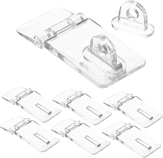 SOLUSTRE 10pcs Acrylic Lock Mini Decor Mini Accessories Mini Locking Carabiner Box Buckle Hinge Lock Hasp Buckle Hinge Latch Lock Jewelry Box Latch Buckle Small Jewelry Box Buckle Organic