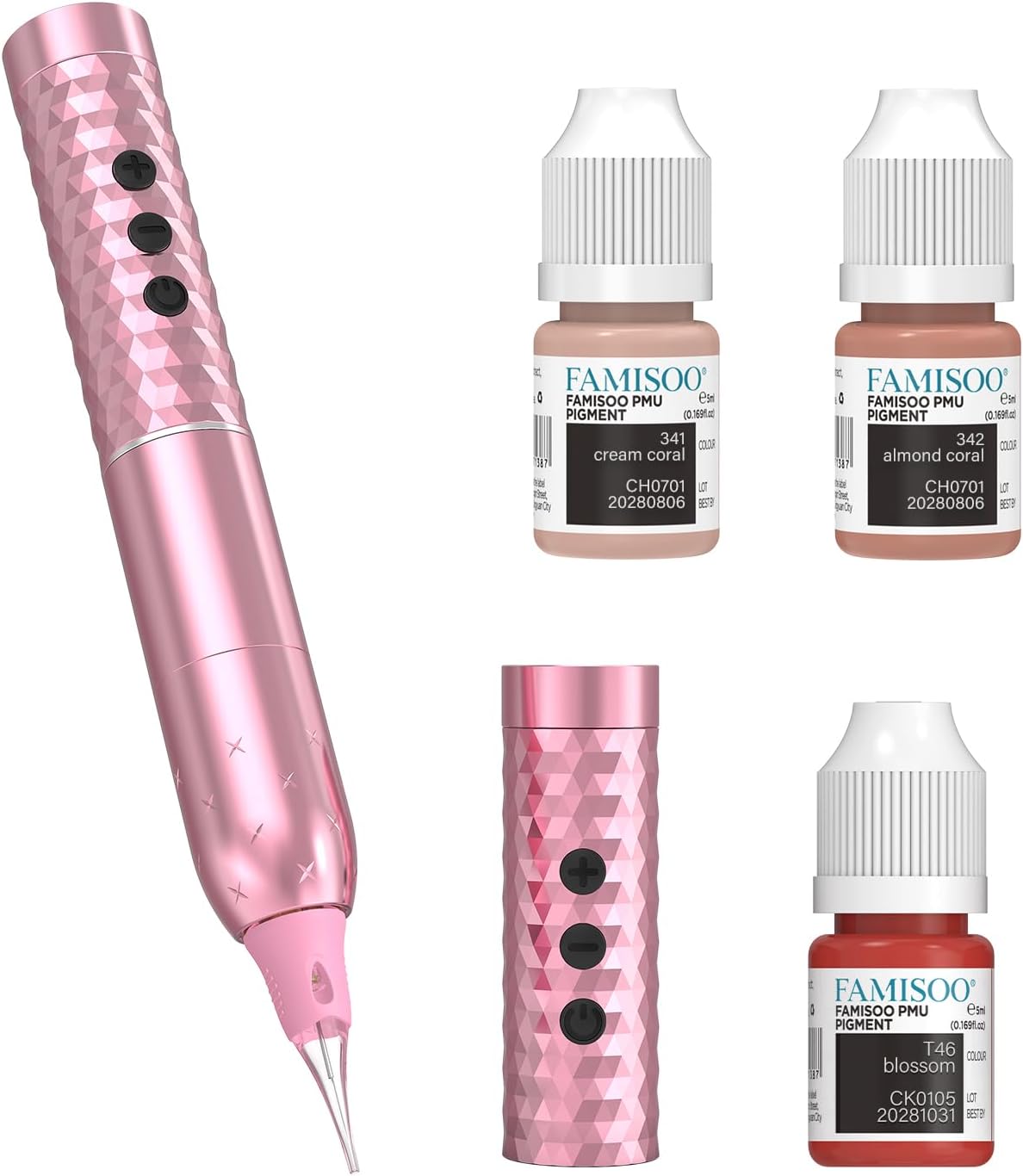 Permanent Lip Makeup Kit – Professional PMU Machine with Microblading Supplies, Pigments & Brows Lip Eyeliner SMP Tools for Long-Lasting Beauty Tattoos