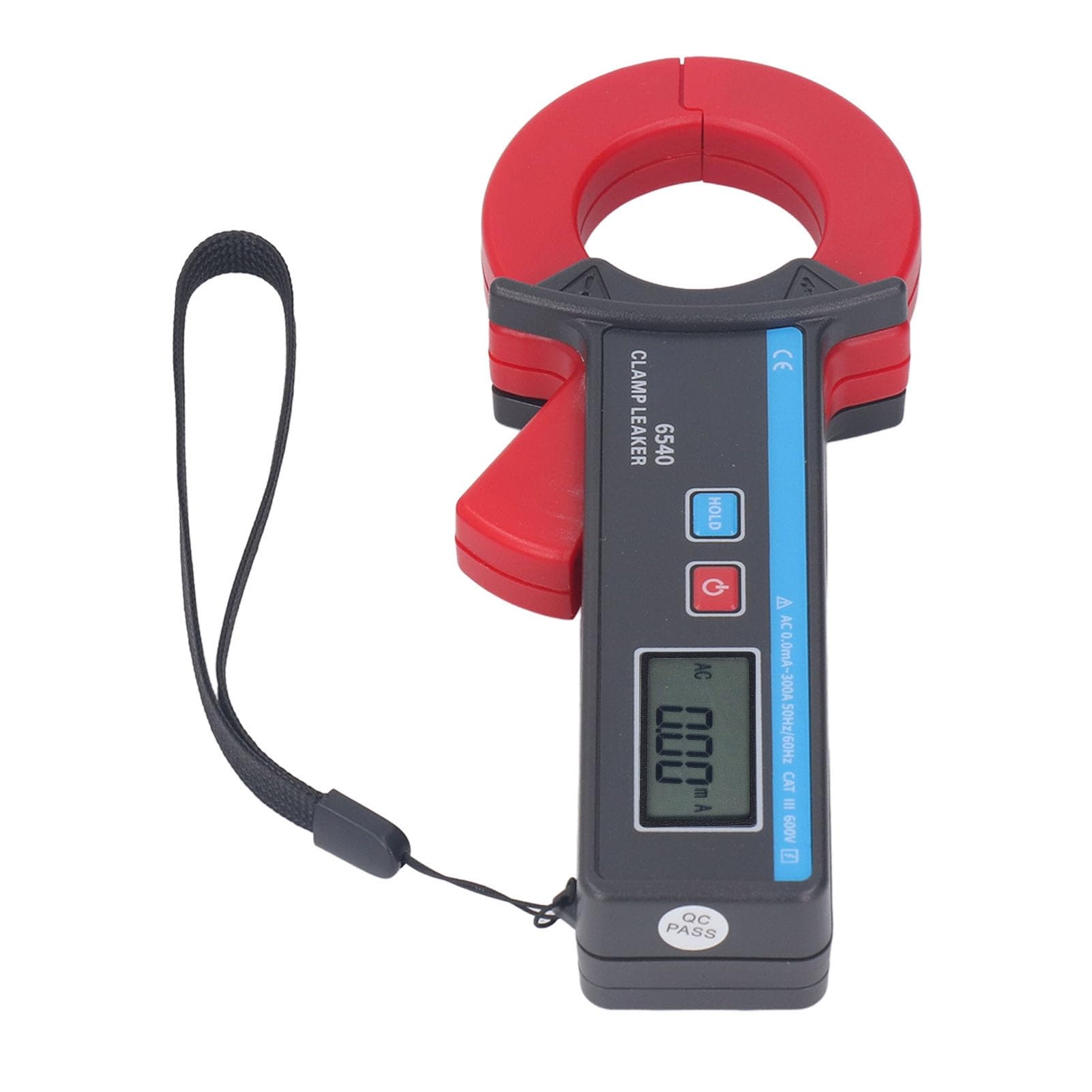 FTVOGUE Pinza Amperimétrica de Corriente de Fuga, Medición sin Contacto, Fuga de Pinza Digital Portátil para Energía, Meteorología, Telecomunicaciones