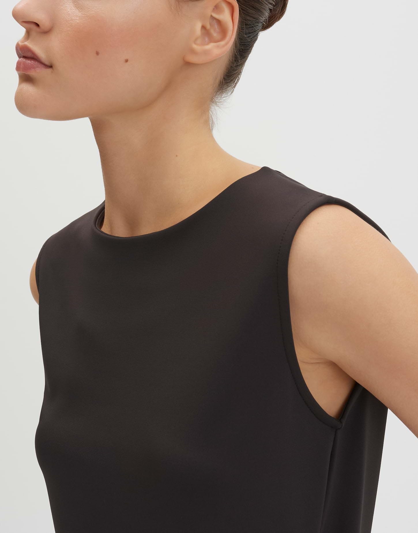 someday Damen Top | Jerseytop mit Knotendetail Slim Fit