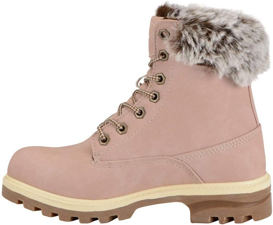 Lugz Women's Fashion Boot, Soft Pink/Bone/Gum, 8