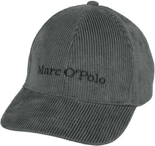 Marc O'polo Men's 451 Marc Oߴpolo ’S Corduroy Cap With Logo Embroidery, Green (Mangrove), One Size
