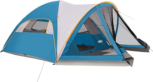 Miniatura 2 de UNP Tienda de campaña con sala de pantalla, tienda de campaña portátil para 6 personas con porche de pantalla, tienda de campaña familiar para