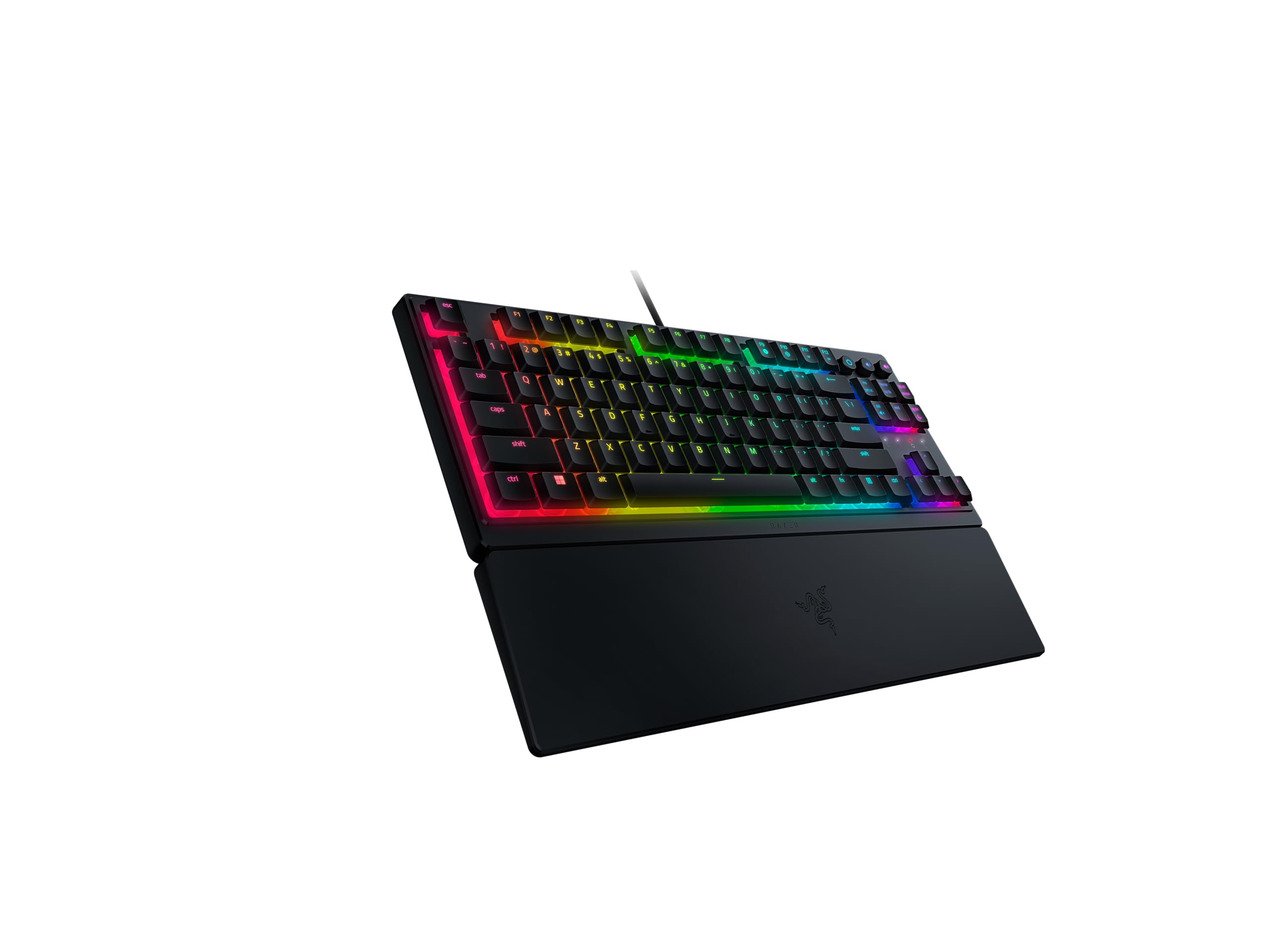 Razer Ornata V3 Tenkeyless - Kompakte Flache Gaming-Tastatur (Mecha-Membran-Switches, Tastenkappen mit Anti-UV-Beschichtung… – Ansicht 9
