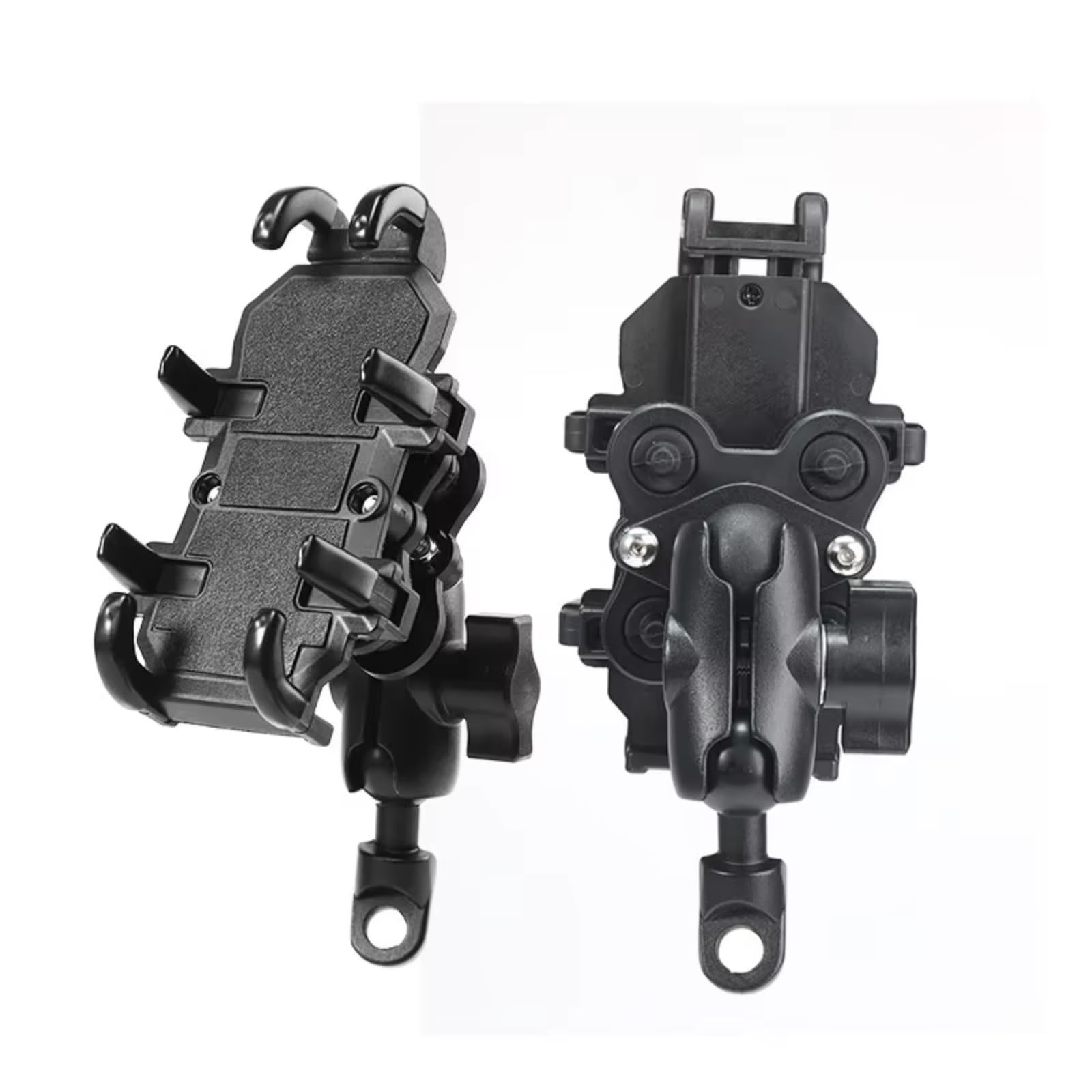 Moto Support Téléphone Support Téléphone Portable Antichoc Absorbant Les Chocs pour Moto Véhicule Électrique Smartphone(Mirror Mount)