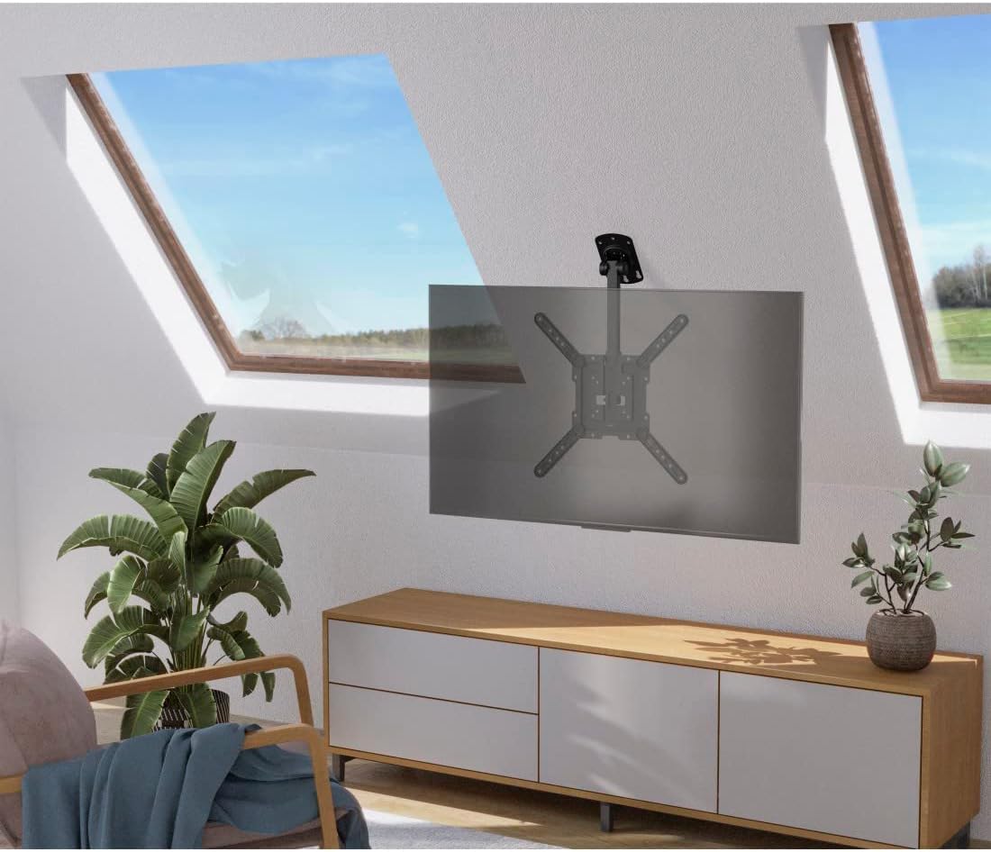 Hama TV Ceiling Mount Swivelling Height Adjustable 400 x 400 cm 165 cm SW