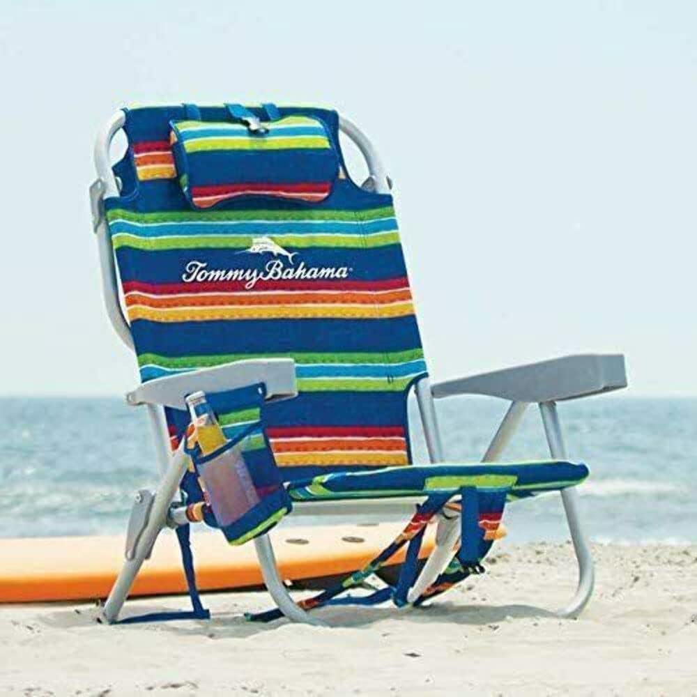 Amazon.com : Tommy Bahama 2017 Backpack Cooler Folding Beach Chair