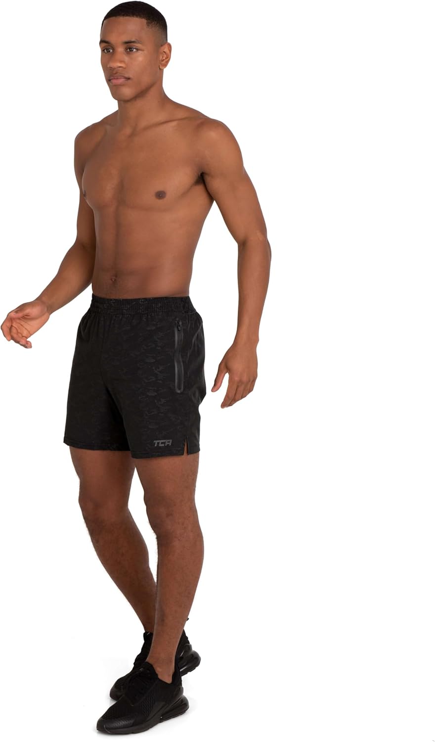 TCA Elite Tech Gym Shorts Men Athletic Shorts Workout Running Shorts for Men with Zip Pockets - Image 4