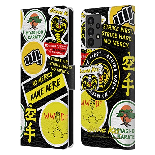 Coque Samsung Galaxy A13 personnalisée Cobra Kai étui portefeuille pour le quotidien