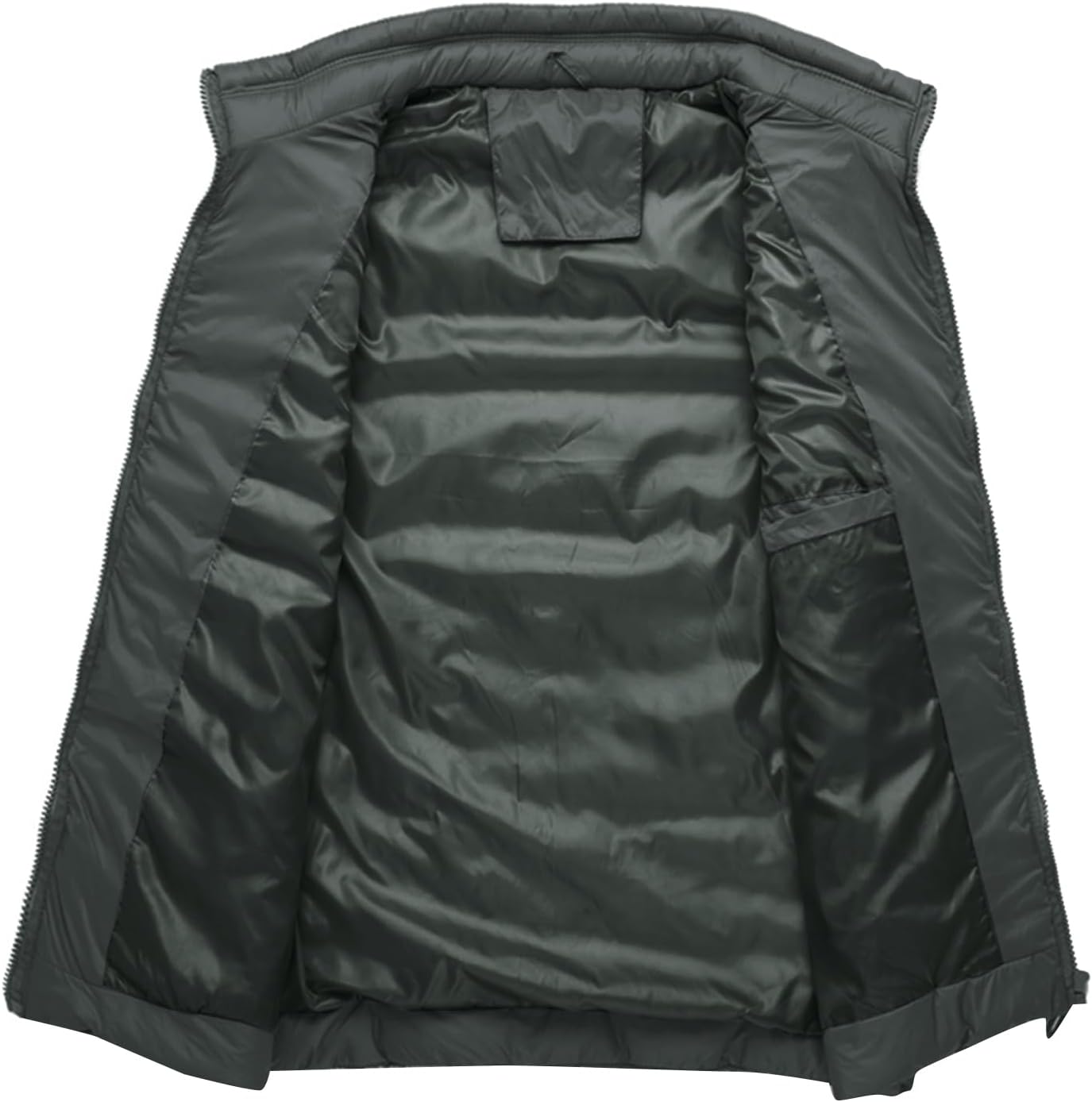 Men's Lightweight Jacket, Casual Stand Collar Vest, Lightweight Sleeveless Autumn Winter Warm Vest - Image 4