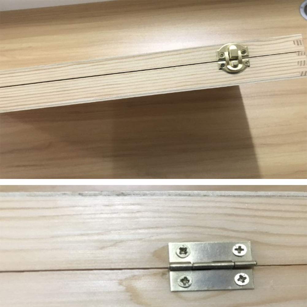 Juego de cinceles giratorios de 6 Piezas, Caja de Almacenamiento de Madera, Acero de Alta Velocidad + Material de Haya
