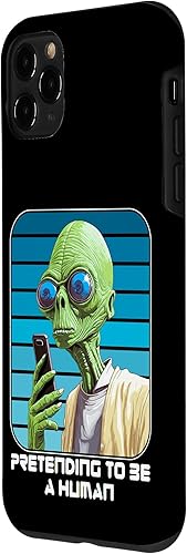 Miniatura 2 de iPhone 11 Pro Alien Pretending To Be A Human Halloween Women, Men, Kids Case