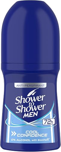Shower to Shower Men's Cool Confidence Anti-Perspirant Roll-On 50 ml