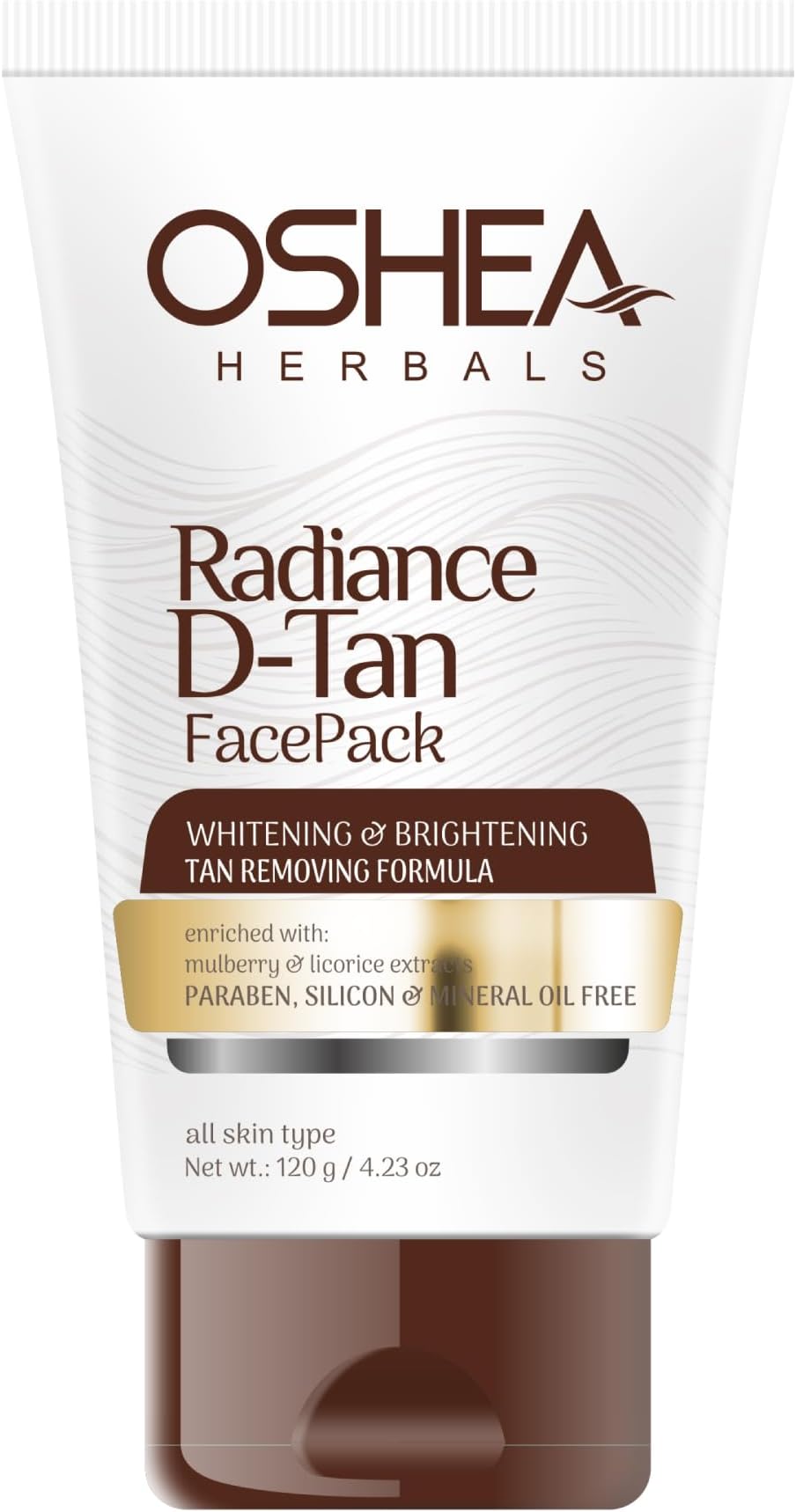 Radiance DTan Face Pack for Women & Men | Brightening & Tan Removal Formula | Reduces Black Heads & Removes Excess Oil | Enriched with Mulberry & Licorice Extracts | All Skin Types -120g