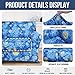 hyha Couch Cover, Floral Pattern, Stretch, Printed, 4 Pieces, Sofa Slipcovers, for 3 Separate Cushion Couch, Washable Furniture Protector for Dogs(Sofa, Starry Sky)