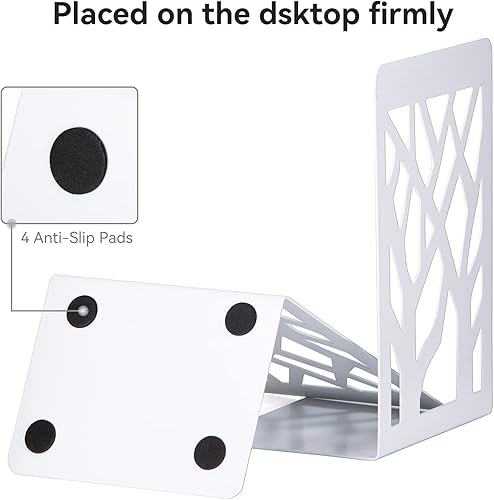 Miniatura 3 de Sujetalibros, sujetalibros para estantes, sujetalibros para estantes, sujetalibros, extremos de libros para libros pesados, soporte para estante de