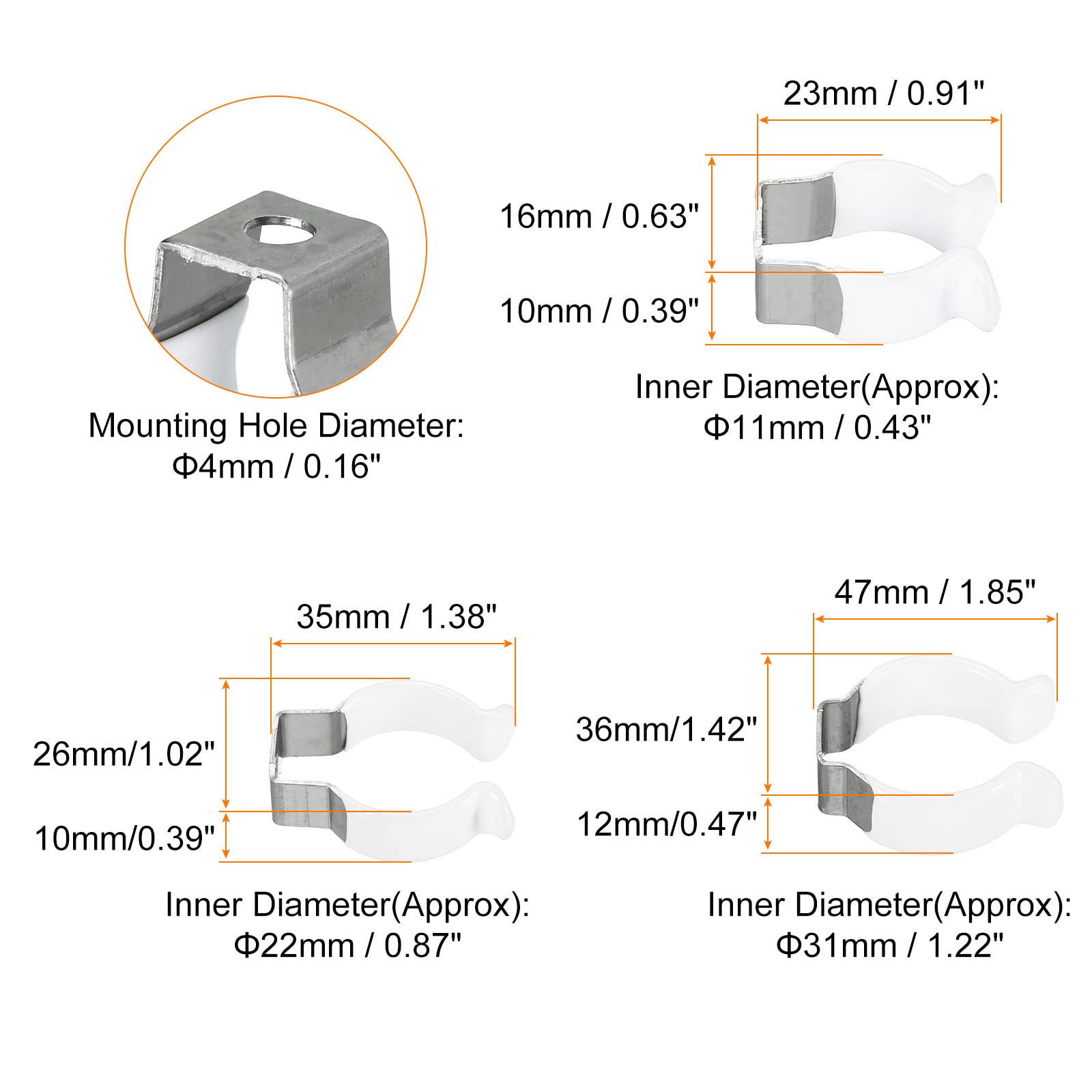 T12 U Clips Support Console Pour LED Lumière Ampoule