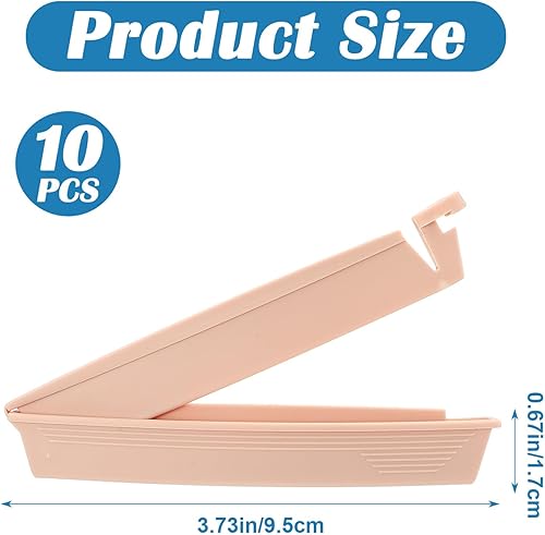 Miniatura 2 de 10 clips para bolsas de ostomía, abrazaderas drenables, cierre de cola, reutilizables para bolsas de colostomía, abrazaderas de colostomía de cierre