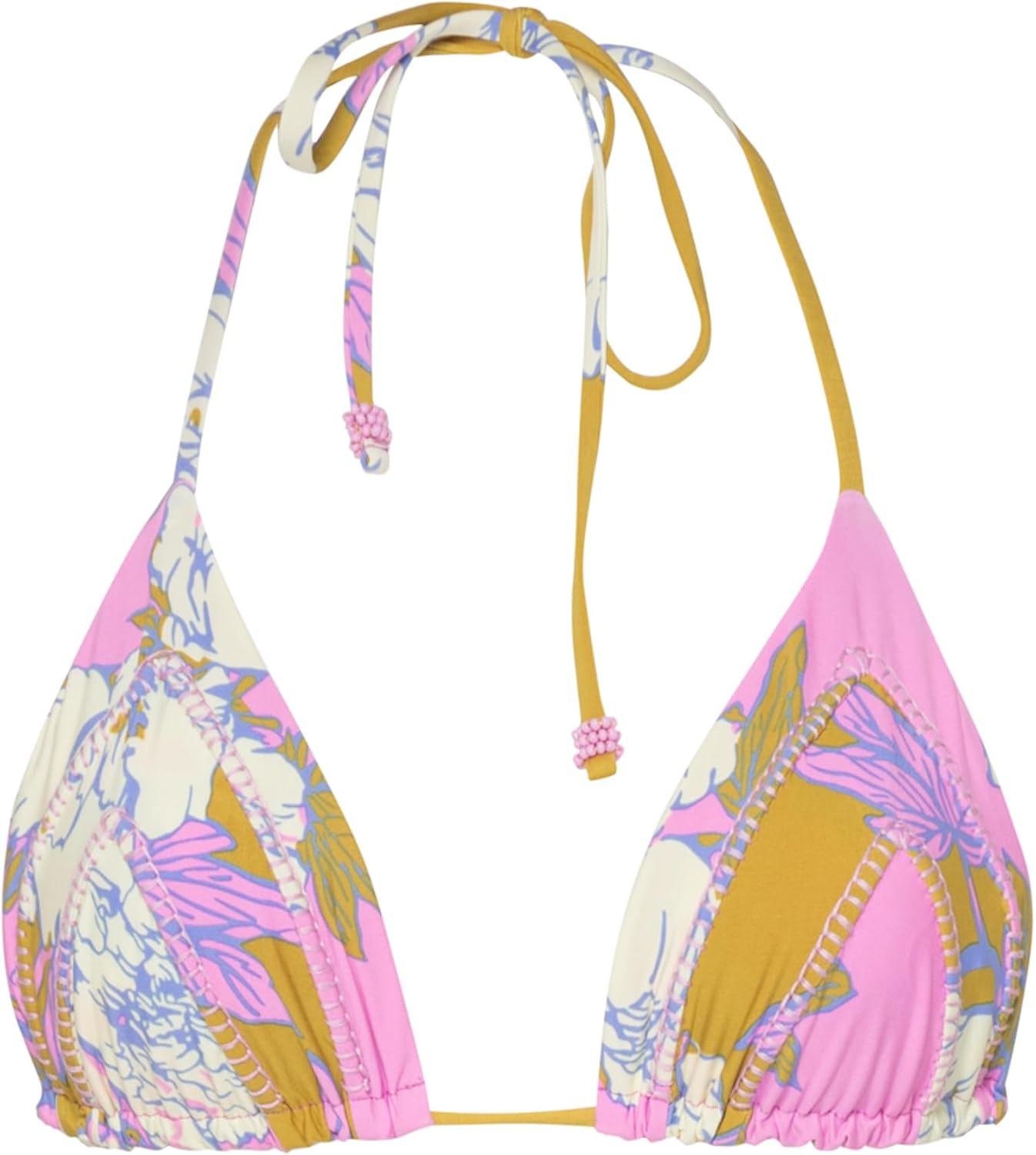 Maaji Womens Pink Fiore Alana Sliding Triangle - Image 5