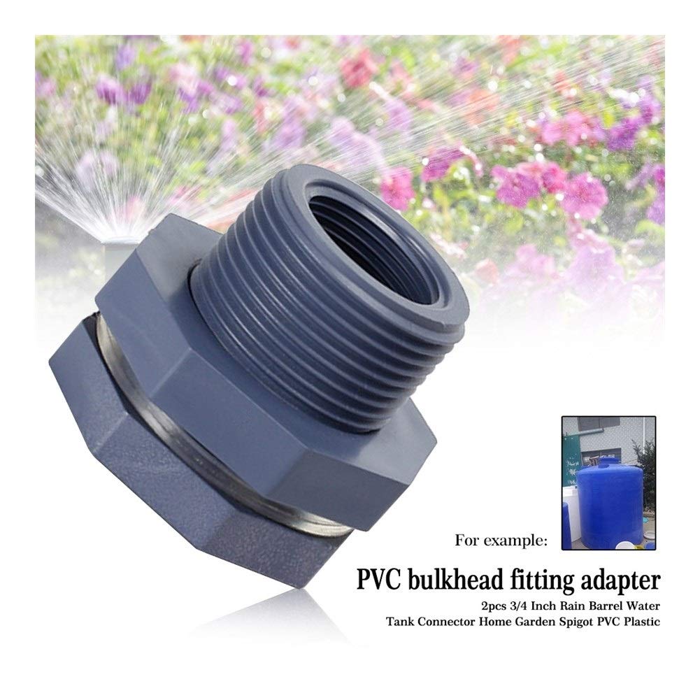 Connecteurs de Tuyau 2pcs Tuyau d'adaptateur Universel Soild 3/4 Pouces Accueil Joint en Plastique Connecteur de réservoir d'eau Jardin Connecteur d'eau Connecteur de Tuyau