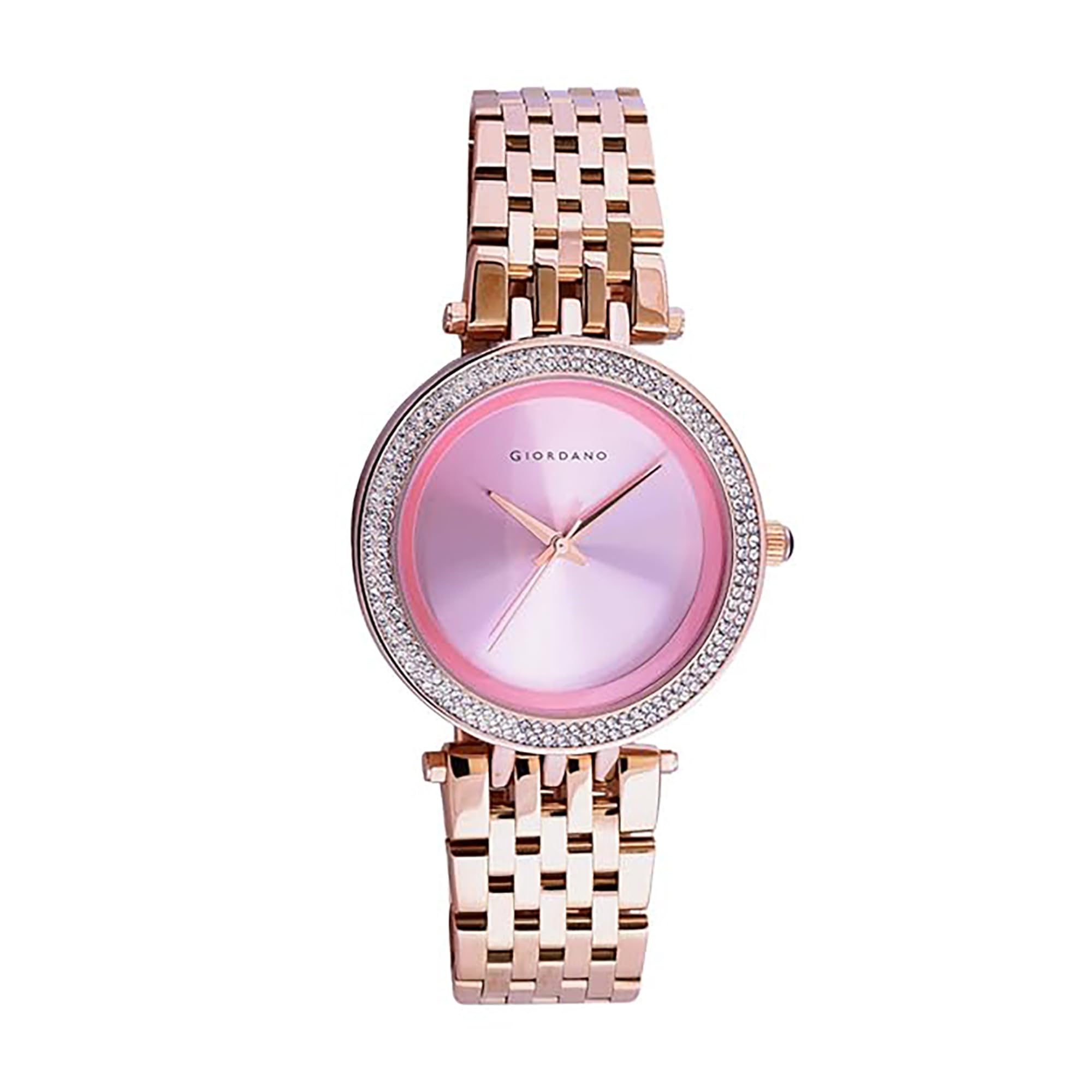 Giordano Analog Watch for Women, Diamond-Set with Metal Strap Ladies Water Resistant Wrist Watch for Female - GZ-60015 (B0B7X7H8WB) Amazon Price History, Amazon Price Tracker