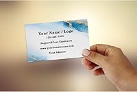 Vista 3 de Tarjetas de visita impresas personalizadas con texto de imagen de tu logotipo, tarjetas de visita personalizadas con papel mate clásico de 10.58