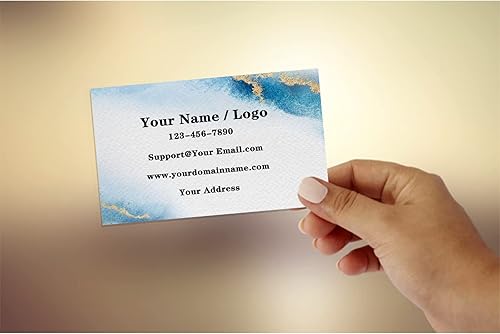 Miniatura 3 de Tarjetas de visita impresas personalizadas con texto de imagen de tu logotipo, tarjetas de visita personalizadas con papel mate clásico de 10.58 ozm