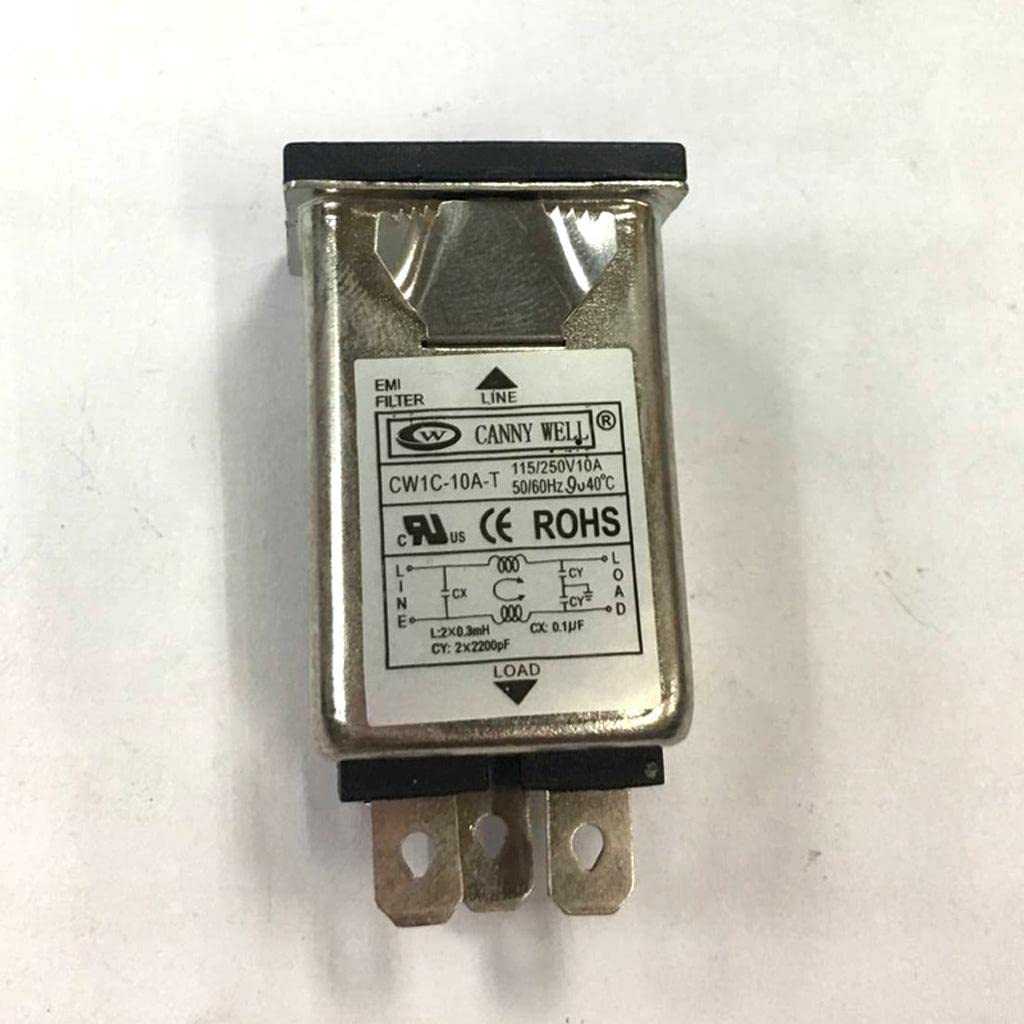 2xEMI RFI Filter AC 250V 10A CW1C-10A-T Suppressor Power Line Noise Filter|Business & Industrial | Electrical & Test Equipment | Electronic Components