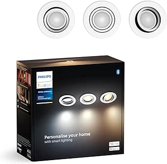 Philips Milliskin Hue recessed R. white 3x5W