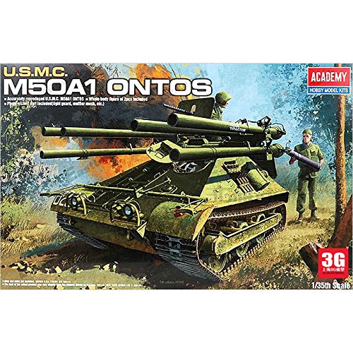 ACADEMY HOBBY MODEL KITS 13218 M50A1 US Ao Tusi 106MM own gun