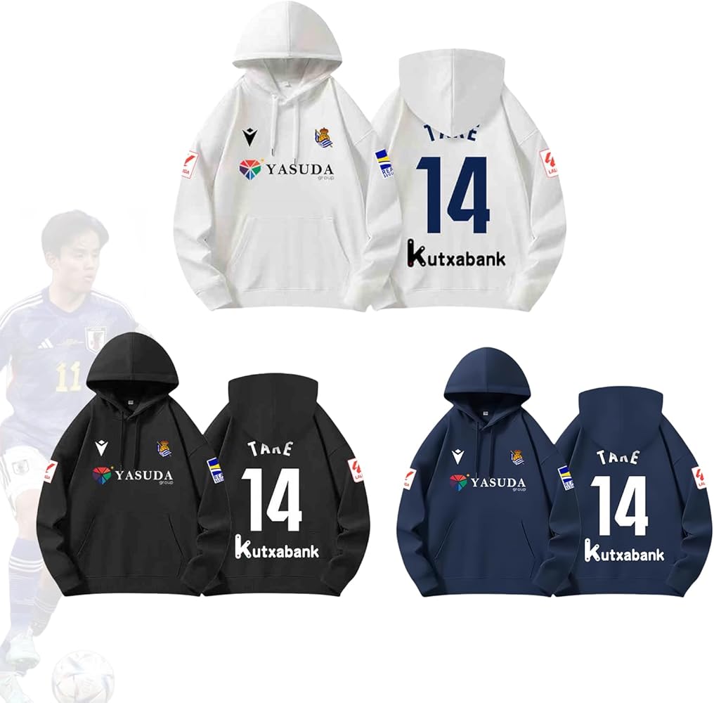 サッカー/久保建英/レアル・ソシエダ/ホワイト パーカー/Mサイズ Amazon.co.jp: [FoxHubs] 久保建英 レアルソシエダ パーカー