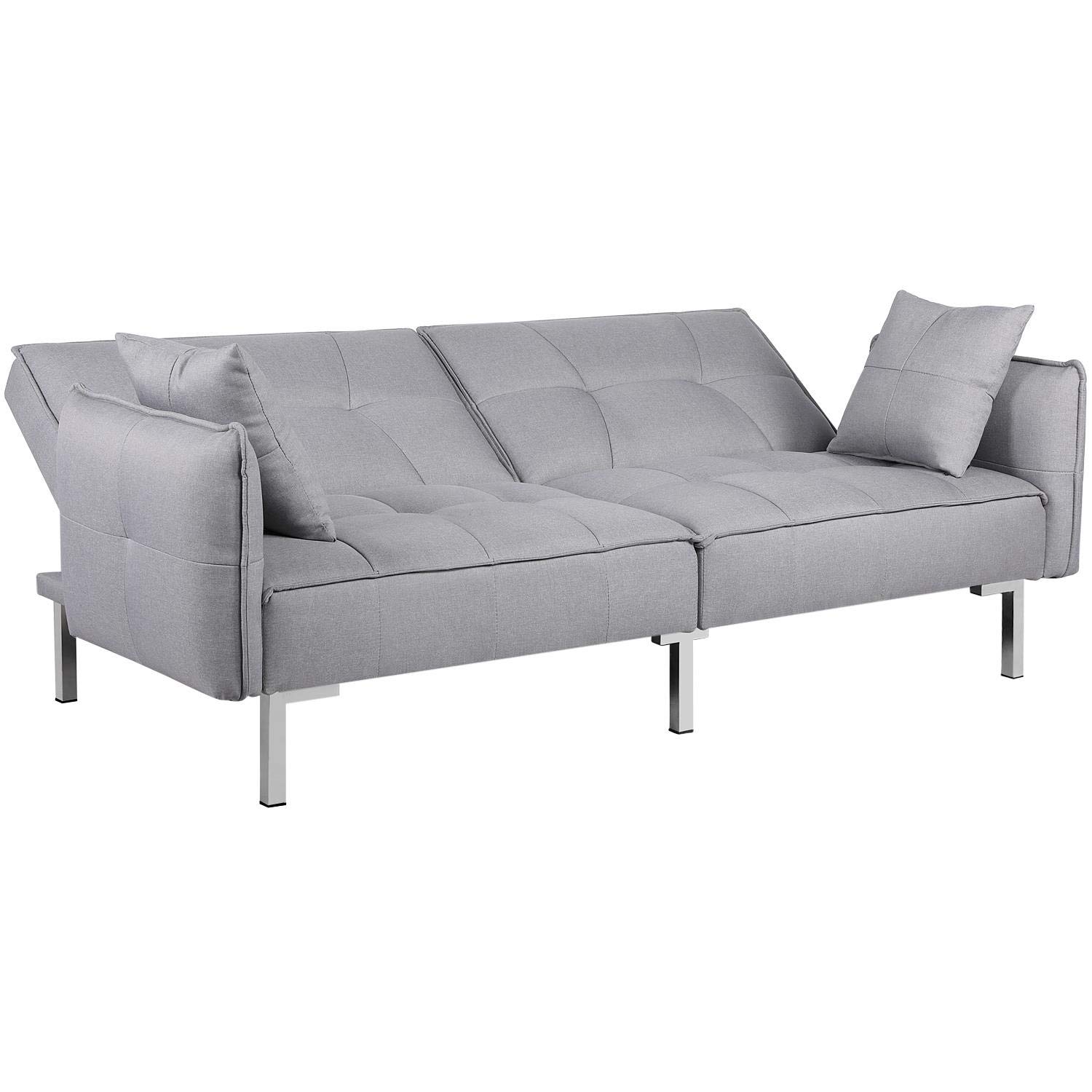 Yaheetech Sleeper Sofa Couch Bed Convertible Sofa Modern Futon Couches