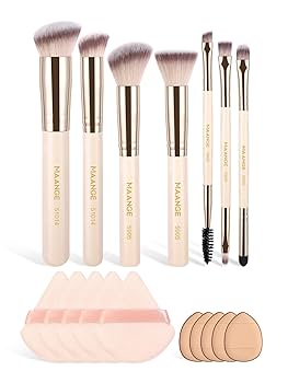 Amazon.com: MAANGE Makeup Brush Set 17Pcs Makeup Brushes