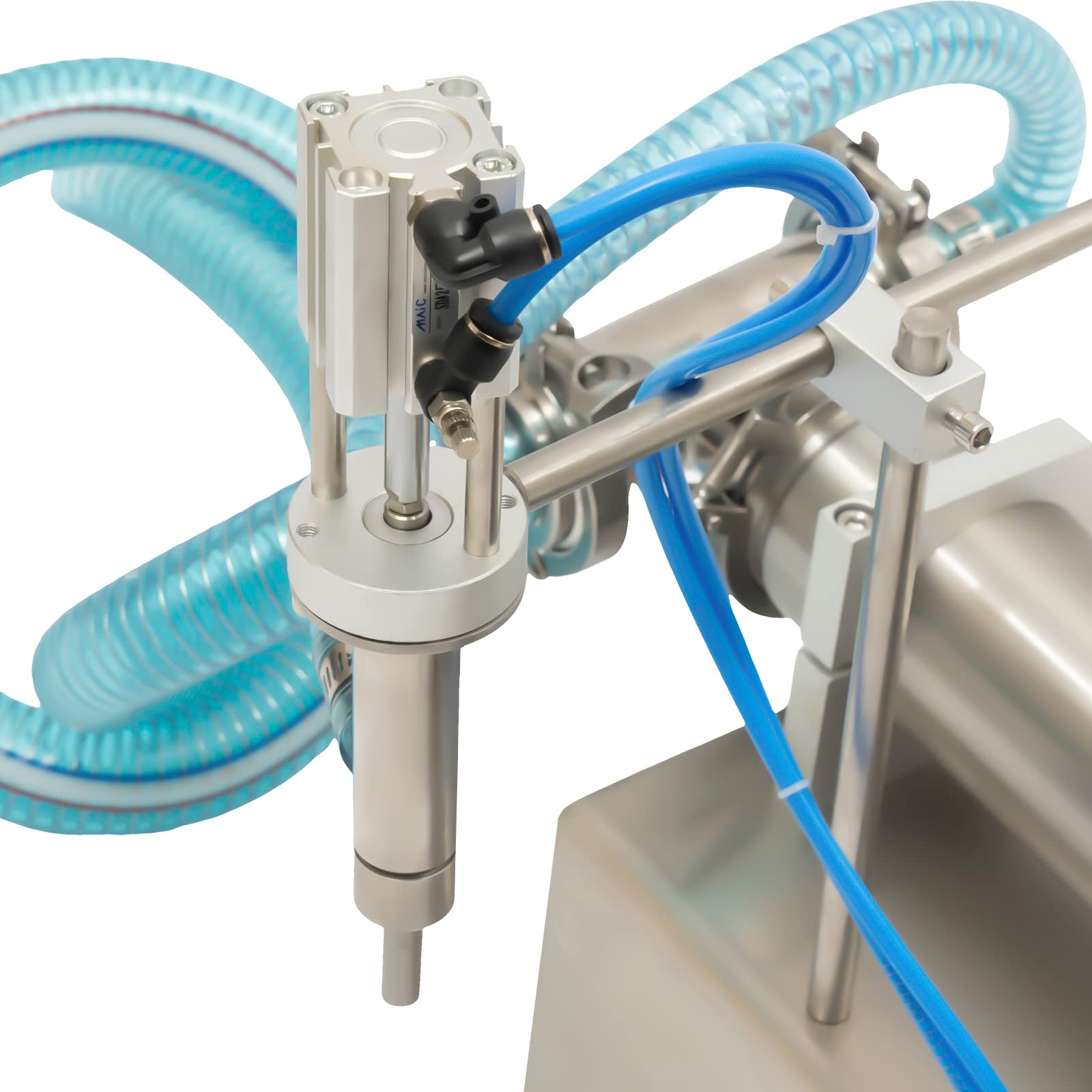 Pneumatische Abfüllmaschine, 100-1000ml Füllmaschine, Flüssige Abfüllmaschine, Kosmetische Flüssigkeitsfüllmaschine, Edelstahl Abfüllgerät, Automatisch Füllmaschine