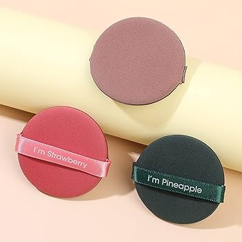 Amazon | エアインパフ【6個入り】化粧パフ 3色 クッションパフ