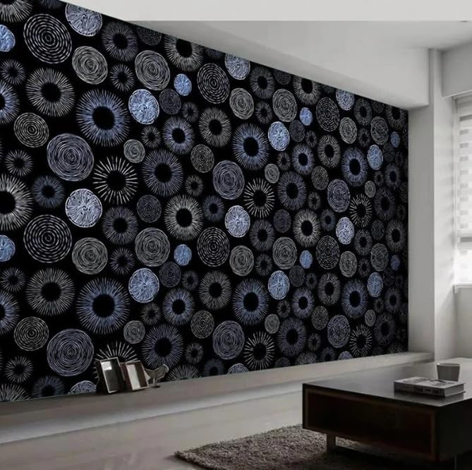 Papier peint moderne ligne 3D pour sublimer le mur TV du salon