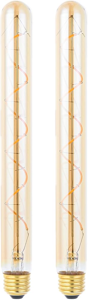 Beonllay 긴 에디슨 전구 T10 LED 전구 40와트 상당 11.8인치 — 사진 1