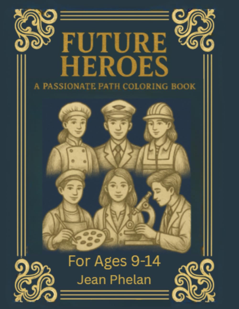 Future Heroes: A Passionate Path Coloring Book
