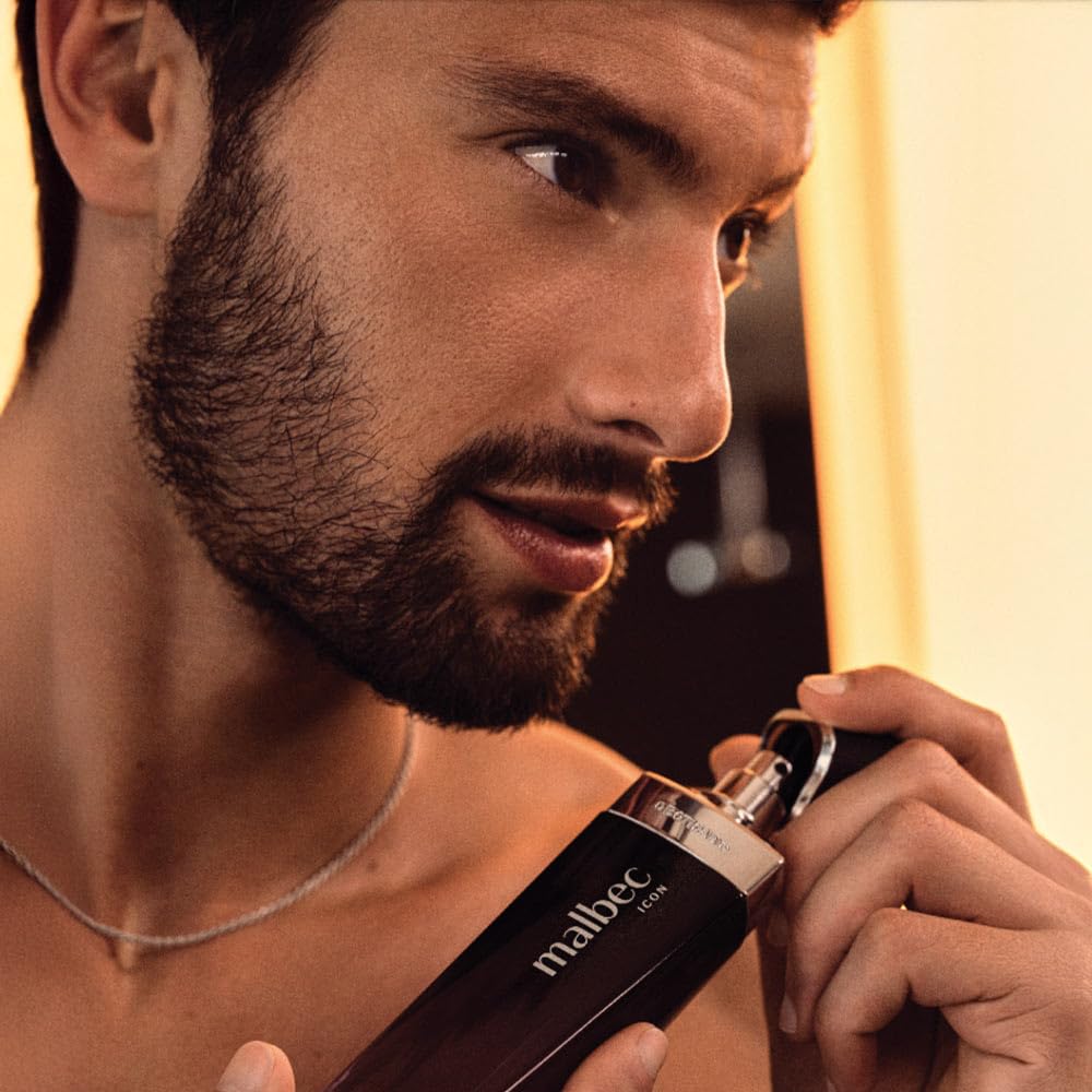 O Boticário Malbec Icon Eau de Toilette EDT, profumo di profumo per uomo | fragranza legnosa Chypre Bergamotto Limone 100 ml