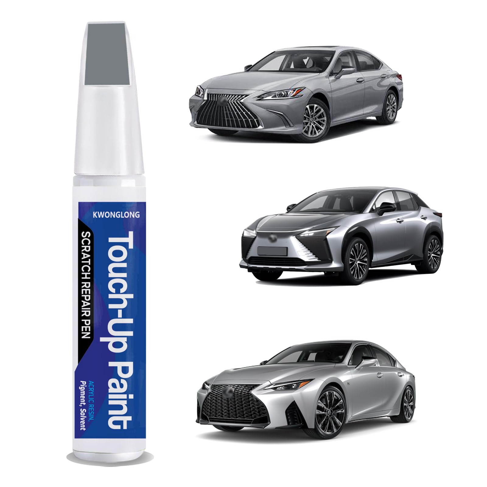 Photo 1 of 1L2 Iridium Car Touch-Up Paint for Lexus ES350 RX350 IS300, 2-in-1 Car Paint Scratch Repair Kit, Quick & Easy Solution to Repair