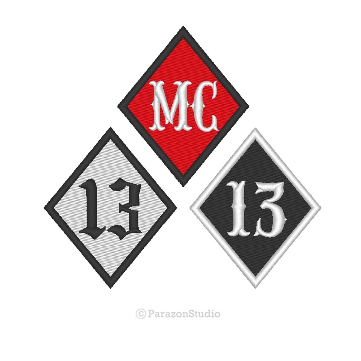 XREMB Custom Embroidered Motorcycle Patches Personalized Embroidery