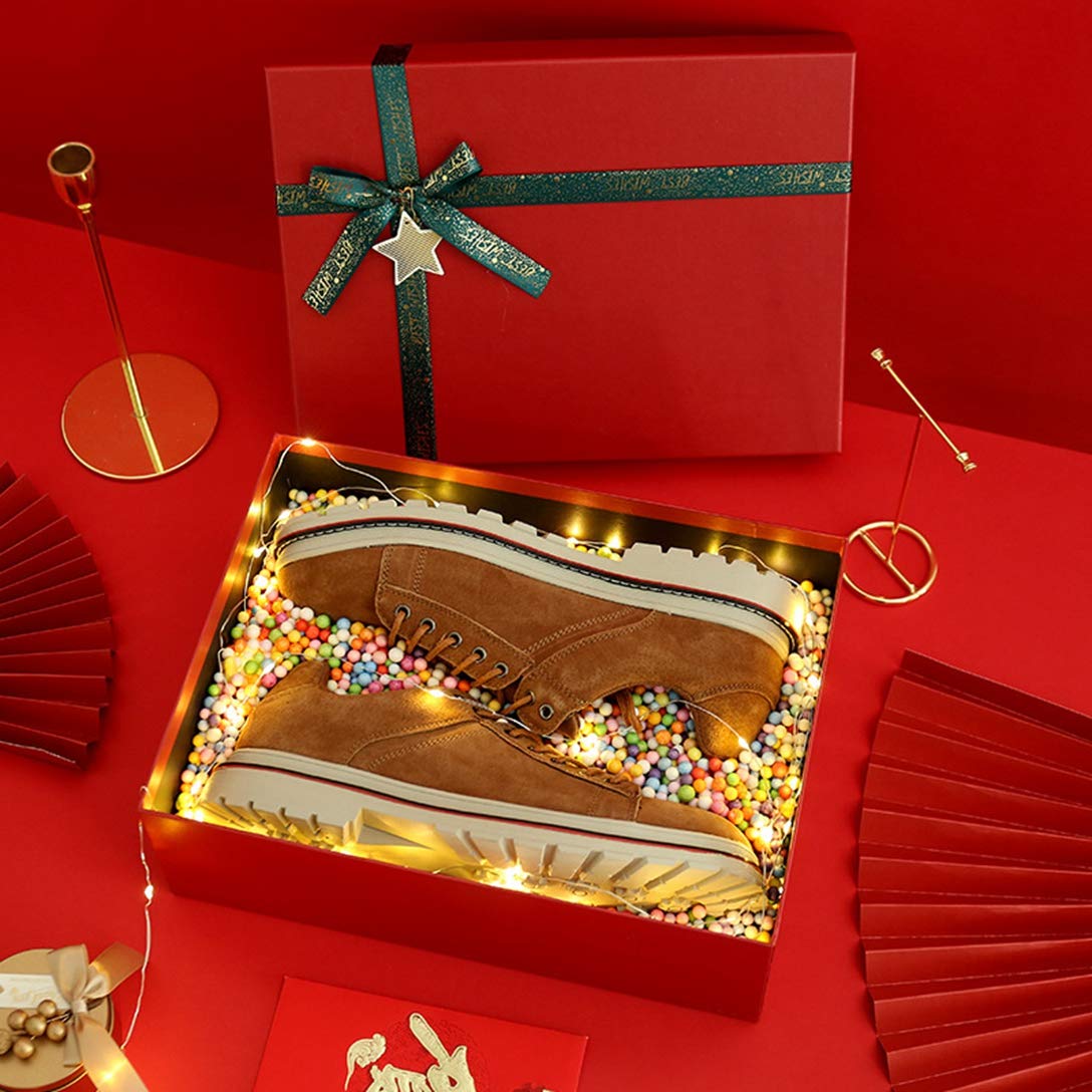 Amazon | ラッピングボックス レッド ギフトボックス クリスマス