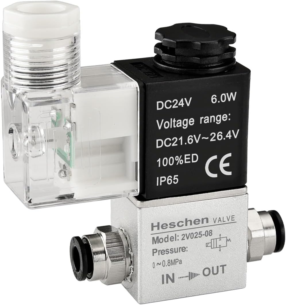 sourcing map Miniature Solenoid Valve 2 Way Normally Closed DC4.5V 0.5A