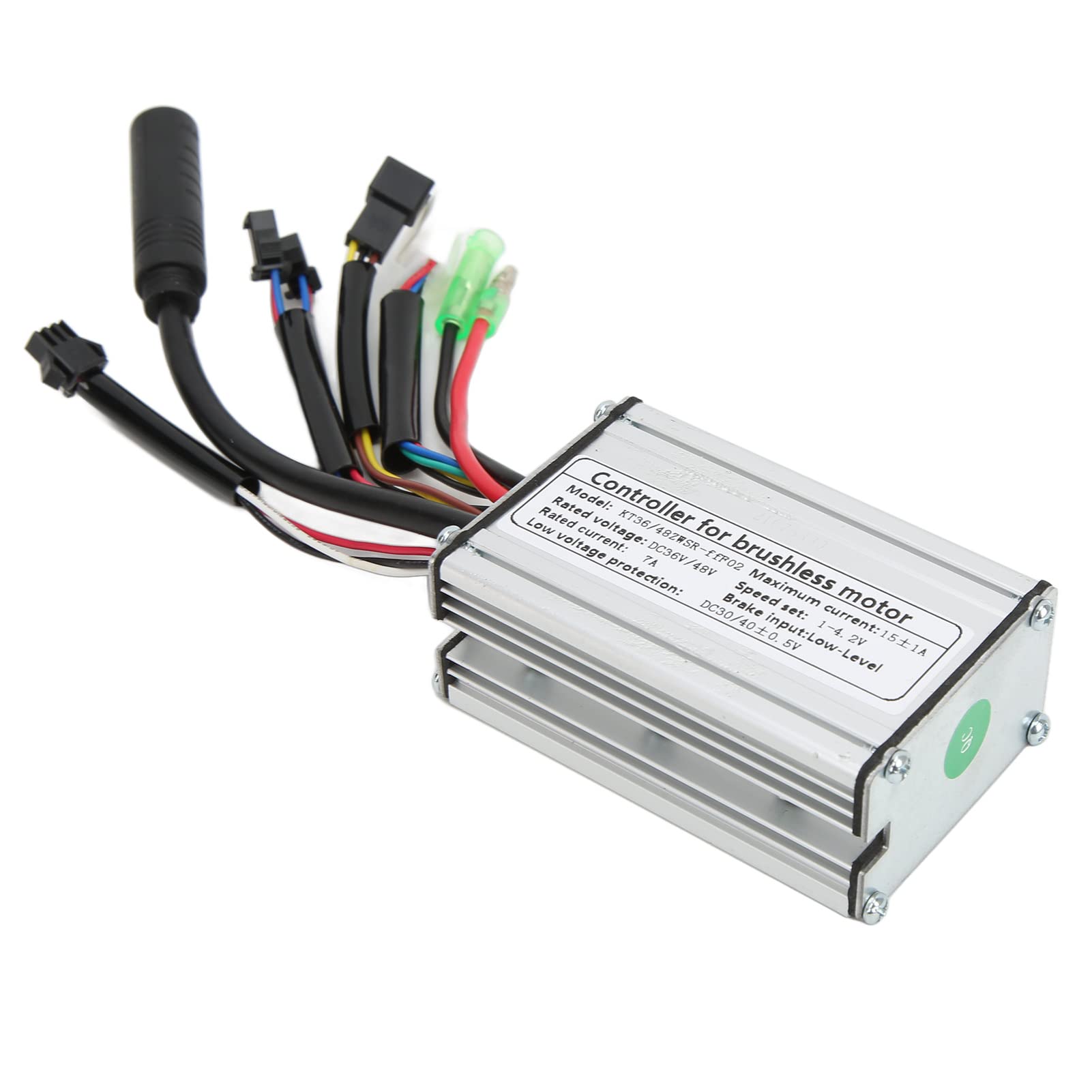 BuyWeek Kit Controller Motore per Bici Elettrica per KT Controller 36V 48V 15A 250W Bicicletta Elettrica Regolatore a Onda Quadra con Misuratore Display LED880 Acceleratore 130X