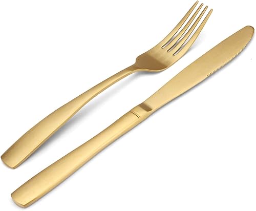 Miniatura 9 de Juego de cubiertos de acero inoxidable juego de cubiertos de vajilla para el hogar y restaurante apto para lavavajillas Negro mate, Caracola negra